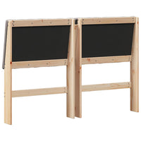 Testiera imbottita-Testiera con Cuscini-Testata Talpa 140 cm Pino massello 164335