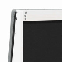 Testiera imbottita-Testiera con Cuscini-Testata Grigio chiaro 135 cm Pino massello 206583