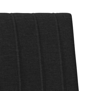 Testiera imbottita-Testiera con Cuscini-Testata Nero 75 cm Pino massello 980962