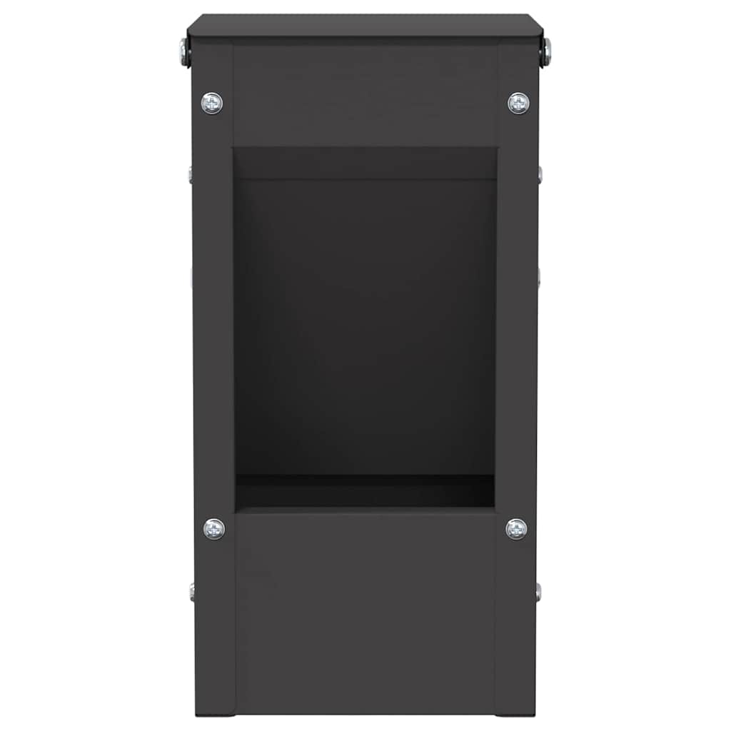 Mangiatore per conigli Nero 12,5 x 12,5 x 25 cm 874585