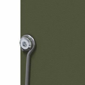 Mangiatore per conigli Verde oliva 12,5 x 12,5 x 25 cm 874586