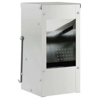 Mangiatore per conigli Argento 12,5 x 12,5 x 25 cm 874587