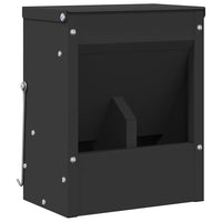 Mangiatore per conigli Nero 20 x 12,5 x 25 cm 874588