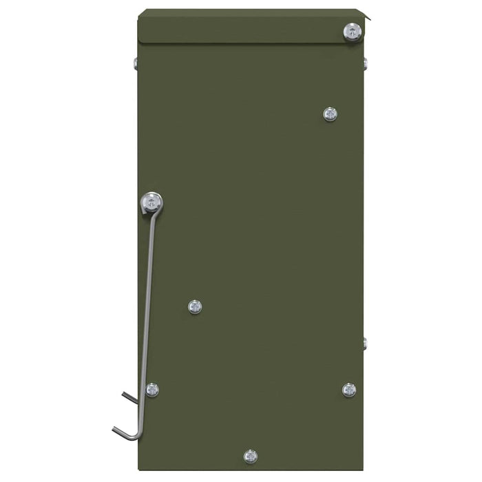 Mangiatore per conigli Verde oliva 20 x 12,5 x 25 cm 874589