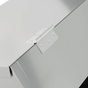 Mangiatore per conigli Argento 64.5 x 25.5 x 45.5 cm 874593