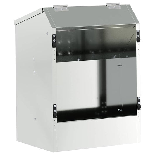 Mangiatore per conigli Argento 64.5 x 25.5 x 45.5 cm 874593