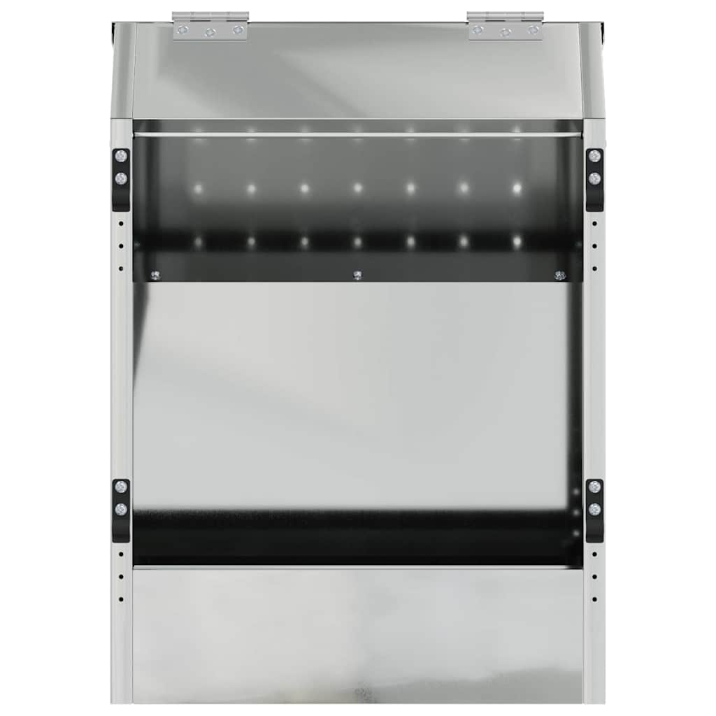 Mangiatore per conigli Argento 64.5 x 25.5 x 45.5 cm 874593