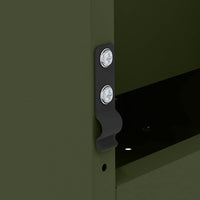 Mangiatore per conigli Verde oliva 64.5 x 25.5 x 45.5 cm 874595