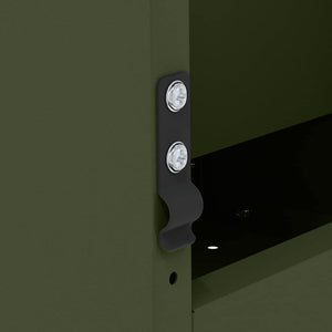 Mangiatore per conigli Verde oliva 64.5 x 25.5 x 45.5 cm 874595