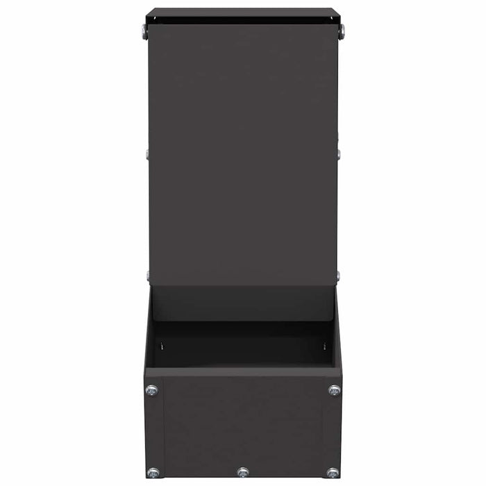 Mangiatore per conigli Nero 17.5 x 26 x 28.5 cm 874597