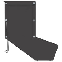 Mangiatore per conigli Nero 17.5 x 26 x 28.5 cm 874597