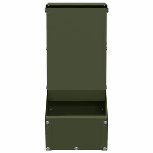 Mangiatore per conigli Verde oliva 17.5 x 26 x 28.5 cm 874598