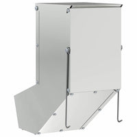 Mangiatore per conigli Argento 17.5 x 26 x 28.5 cm 874599