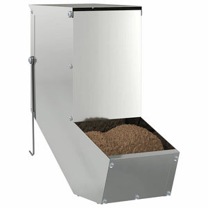 Mangiatore per conigli Argento 17.5 x 26 x 28.5 cm 874599