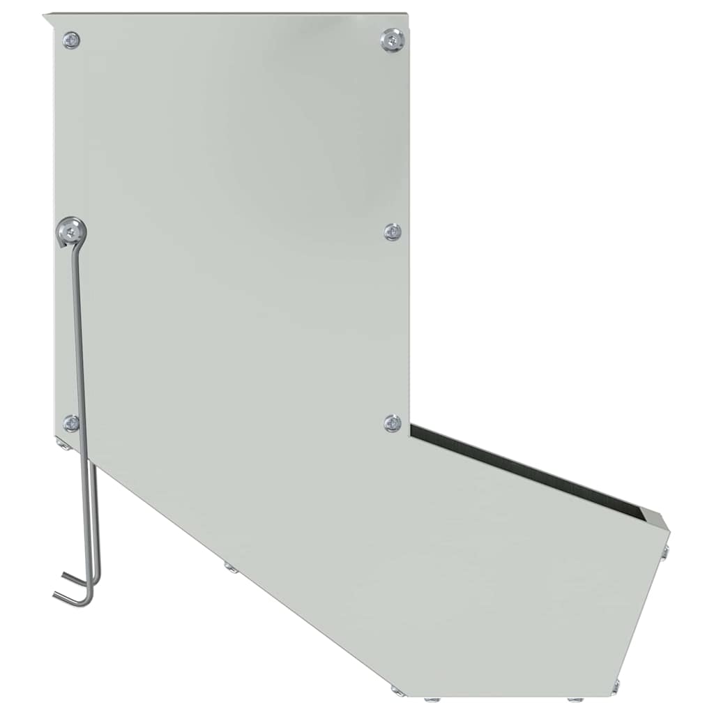 Mangiatore per conigli Argento 17.5 x 26 x 28.5 cm 874599