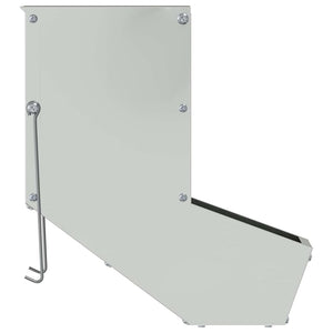 Mangiatore per conigli Argento 17.5 x 26 x 28.5 cm 874599