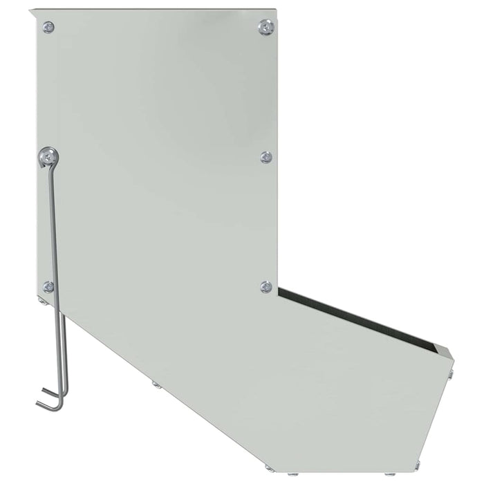 Mangiatore per conigli Argento 17.5 x 26 x 28.5 cm 874599