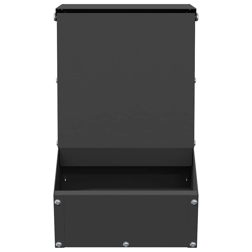 Mangiatore per conigli Nero 17.5 x 26 x 28.5 cm 874600