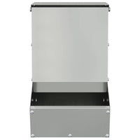 Mangiatore per conigli Argento 17.5 x 26 x 28.5 cm 874602