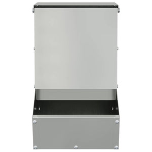 Mangiatore per conigli Argento 17.5 x 26 x 28.5 cm 874602