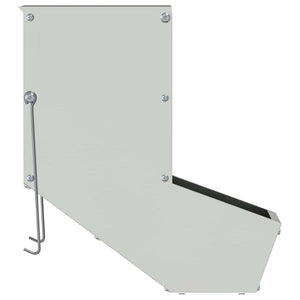 Mangiatore per conigli Argento 17.5 x 26 x 28.5 cm 874602