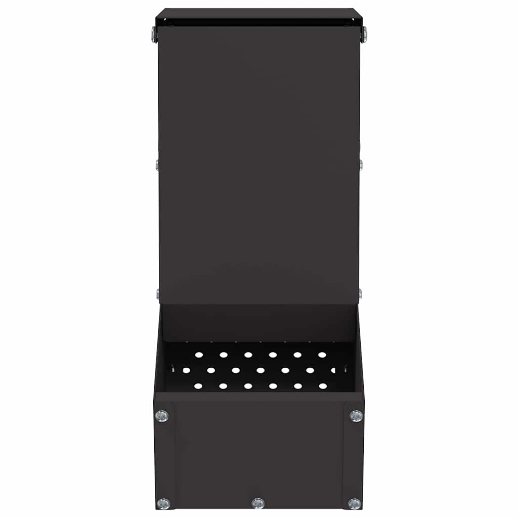 Mangiatore per conigli Nero 12,5 x 26 x 28,5 cm 874603