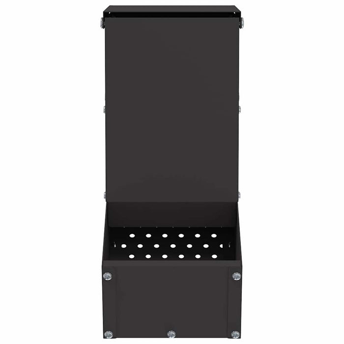 Mangiatore per conigli Nero 12,5 x 26 x 28,5 cm 874603