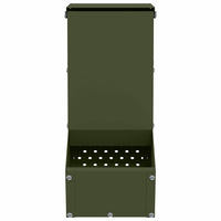 Mangiatore per conigli Verde oliva 12,5 x 26 x 28,5 cm 874604