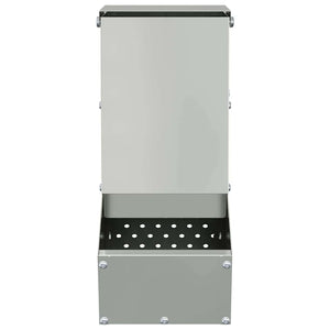 Mangiatore per conigli Argento 12,5 x 26 x 28,5 cm 874605