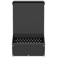 Mangiatore per conigli Nero 17,5 x 26 x 28,5 cm 874606