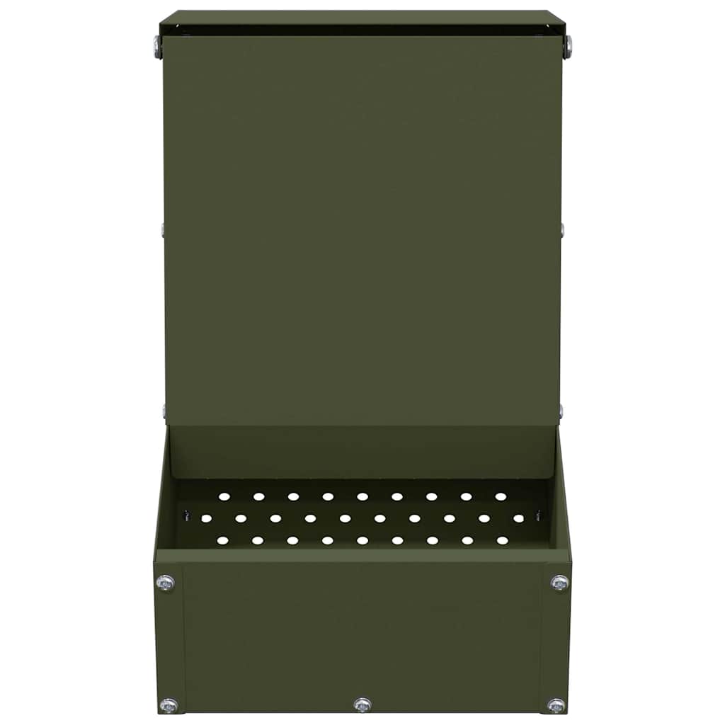 Mangiatore per conigli Verde oliva 17,5 x 26 x 28,5 cm 874607