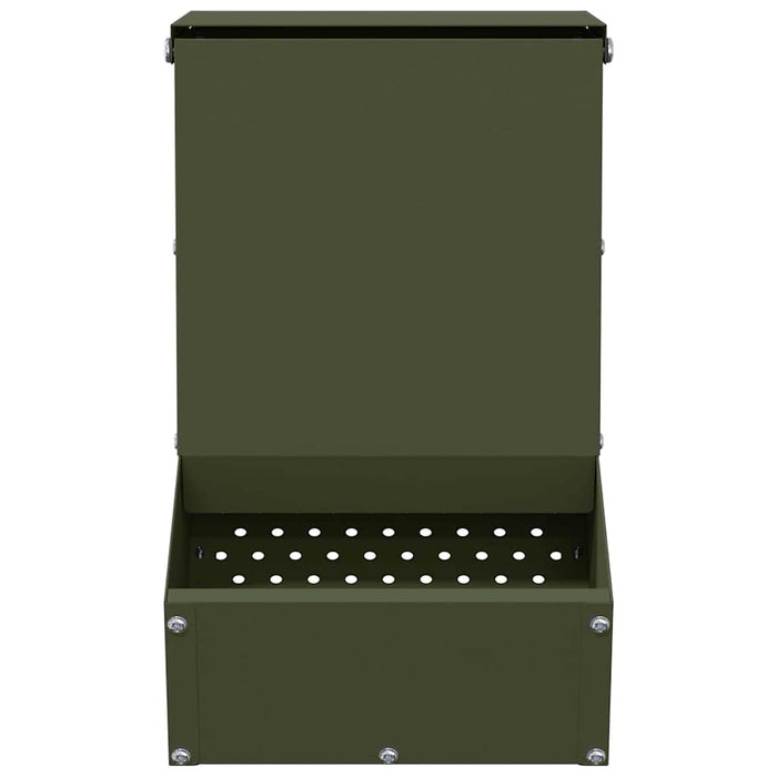Mangiatore per conigli Verde oliva 17,5 x 26 x 28,5 cm 874607