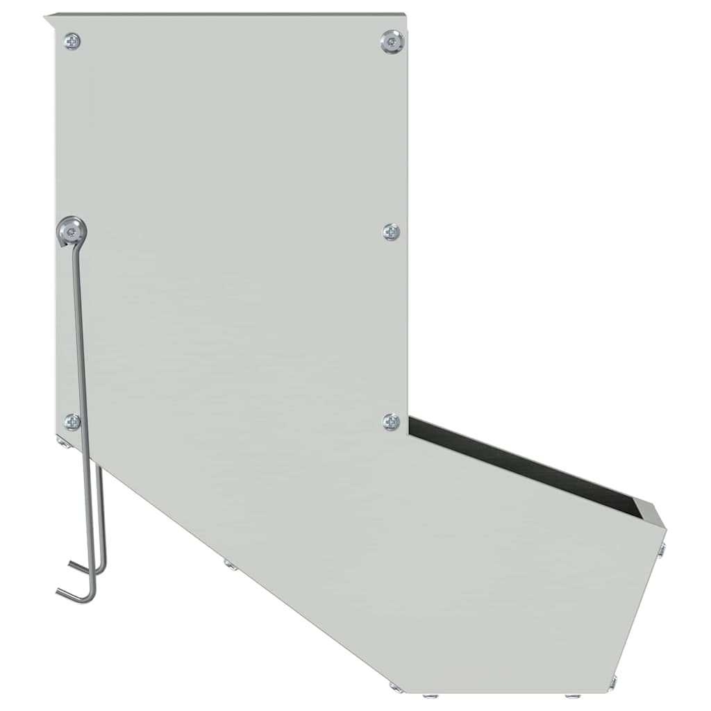 Mangiatore per conigli Argento 17,5 x 26 x 28,5 cm 874608