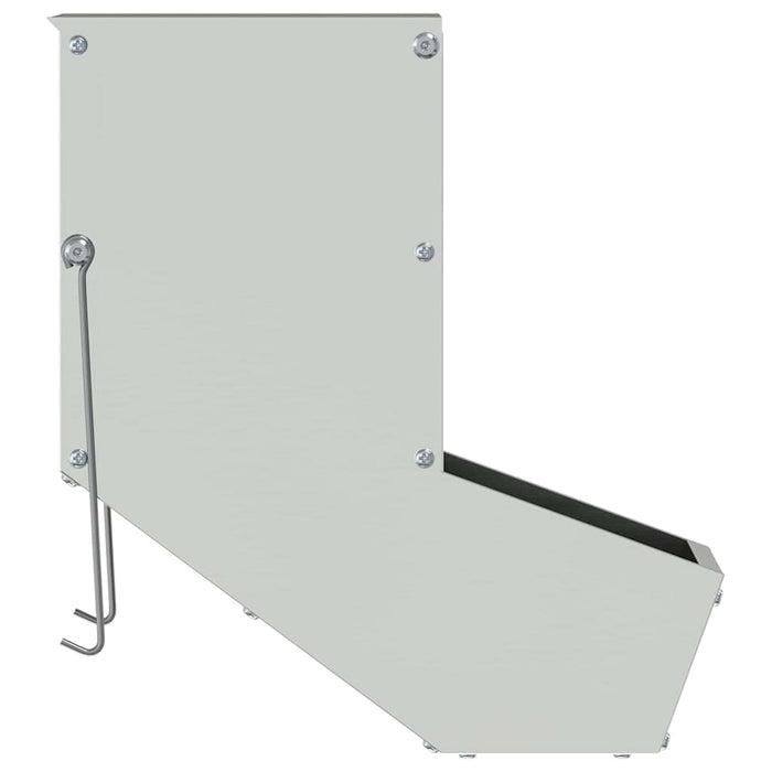 Mangiatore per conigli Argento 17,5 x 26 x 28,5 cm 874608