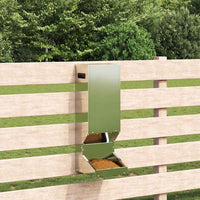 Mangiatore per cervi Argento 28 x 30 x 80 cm Acciaio zincato 874611