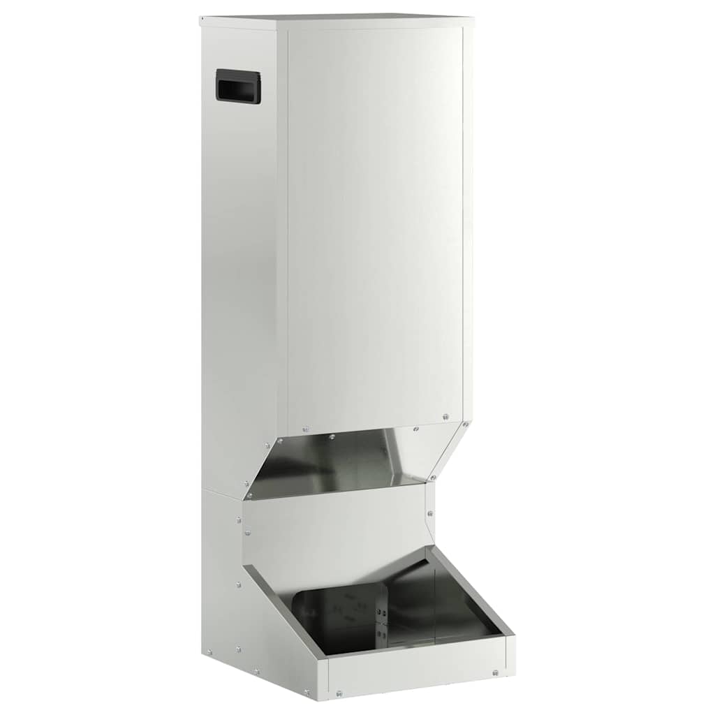 Mangiatore per cervi Argento 28 x 30 x 80 cm Acciaio zincato 874611