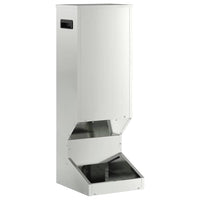 Mangiatore per cervi Argento 28 x 30 x 80 cm Acciaio zincato 874611