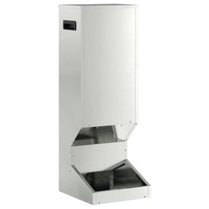 Mangiatore per cervi Argento 28 x 30 x 80 cm Acciaio zincato 874611