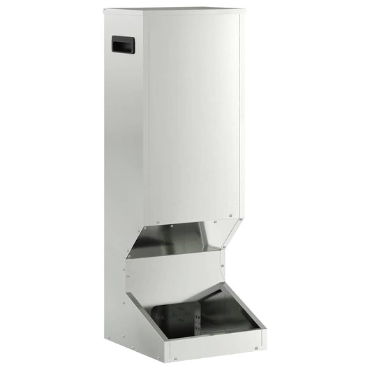 Mangiatore per cervi Argento 28 x 30 x 80 cm Acciaio zincato 874611
