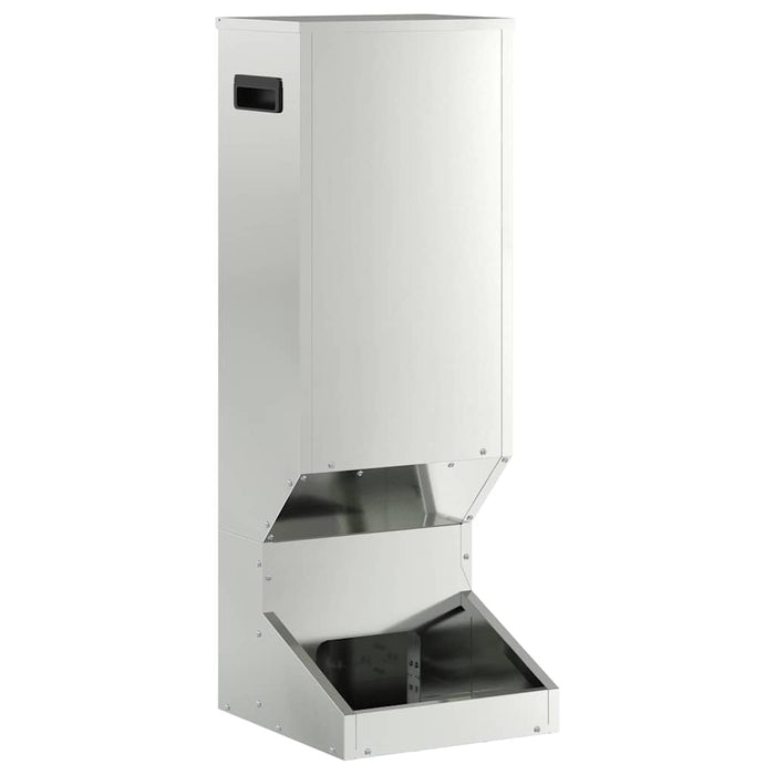 Mangiatore per cervi Argento 28 x 30 x 80 cm Acciaio zincato 874611