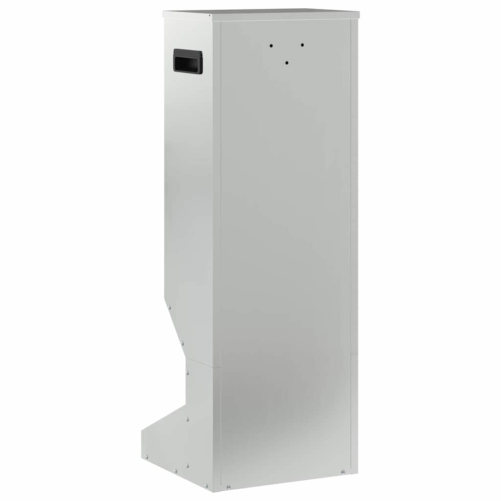 Mangiatore per cervi Argento 28 x 30 x 80 cm Acciaio zincato 874611