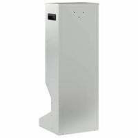 Mangiatore per cervi Argento 28 x 30 x 80 cm Acciaio zincato 874611