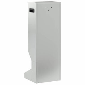 Mangiatore per cervi Argento 28 x 30 x 80 cm Acciaio zincato 874611