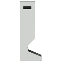 Mangiatore per cervi Argento 28 x 30 x 80 cm Acciaio zincato 874611