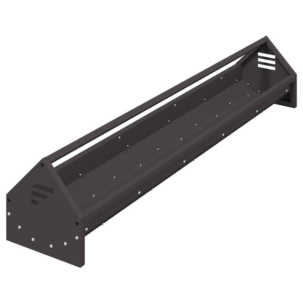 Mangiatoia per polli Nero 108 x 20,5 x 20 cm 874612