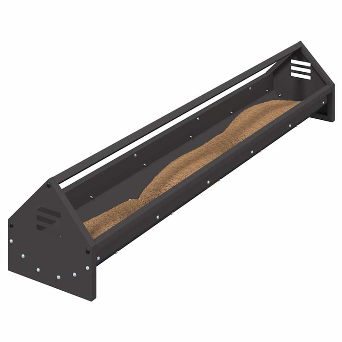 Mangiatoia per polli Nero 108 x 20,5 x 20 cm 874612