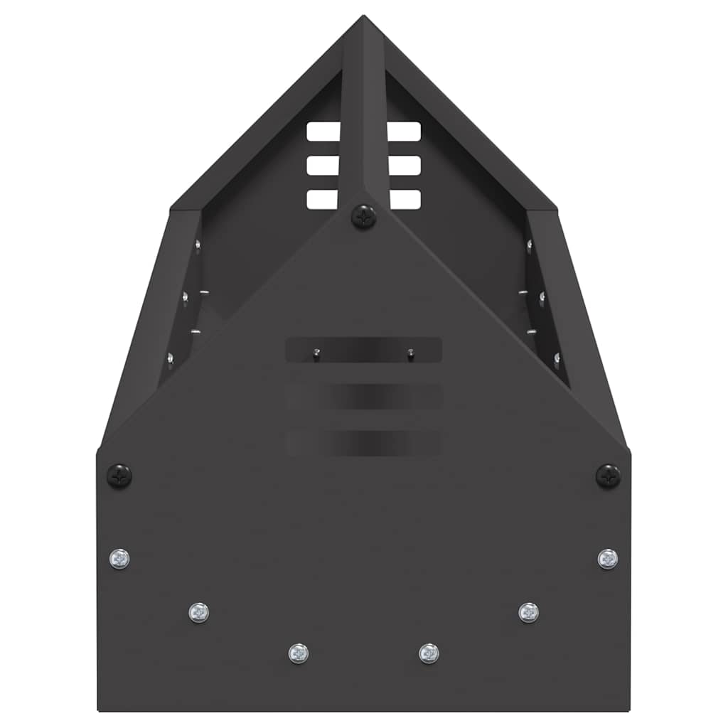 Mangiatoia per polli Nero 108 x 20,5 x 20 cm 874612