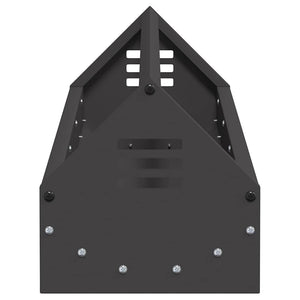 Mangiatoia per polli Nero 108 x 20,5 x 20 cm 874612