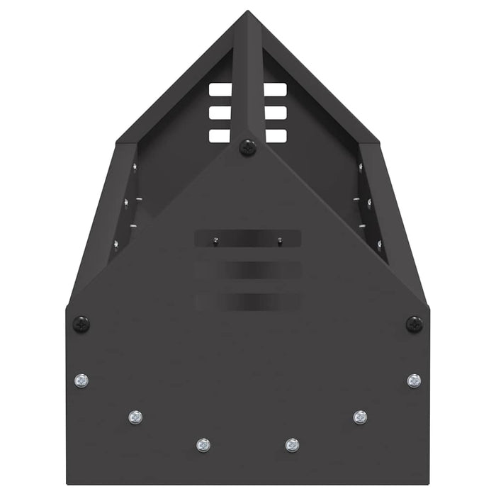 Mangiatoia per polli Nero 108 x 20,5 x 20 cm 874612