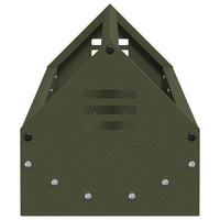 Mangiatoia per polli Verde oliva 108 x 20,5 x 20 cm 874613